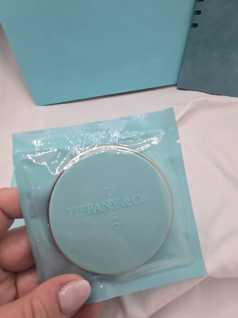 Tiffany & Co. Notebook Pen Aroma Stone Accessories Set - Signature Tiffany Blue